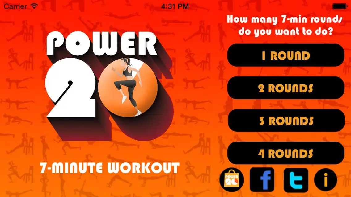 Screenshot di 7min Workouts Free - Intense!